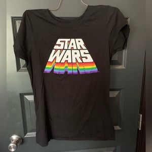 Women’s medium Star Wars rainbow collection shirt, lightly worn